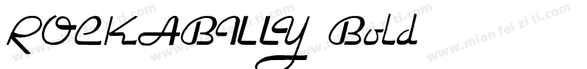 ROCKABILLY Bold字体转换